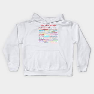 Parks and Rec Andy's Band Names- Mouserat and more! Kids Hoodie